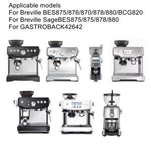 호환 브레빌 호퍼 싱글 도즈 호퍼(우드 뚜껑 포함) BES875/876/870/878/880 커피 머신용
