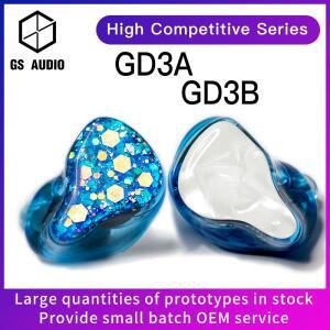 GS AUDIO 하이파이 인이어 커스텀 이어폰, 하이브리드 드라이버, 0.78 2 핀 케이블 IEM, 오디오 애호가, 음