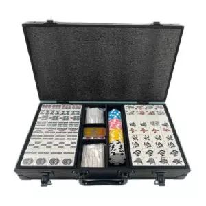 일본 마작 패 세트 보드 게임 동모표 여행용 상자