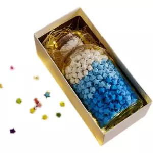 종이학천마리 1000마리 종이별 유리병 종이학 말린꽃병 작은 병