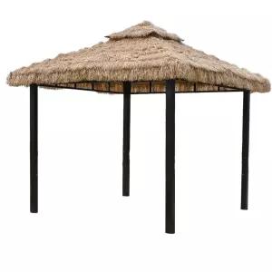 야외 정자 파빌리온 초가지붕 캐노피 정원 마당 차양