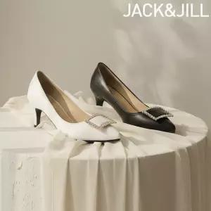 [잭앤질]잭앤질 볼륨스퀘어 샤인 블라썸 스틸레토 힐(JA6203)