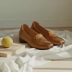 [잭앤질]잭앤질 소가죽 위빙 쿠션 로퍼(JA6224S)