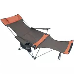 접이식 낚시의자 누울 가방 있는 제공 수납 민물의자 사계절용 오렌지 수