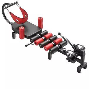 가정용 거꾸리 수평 스트레칭 전동 견인 홈트 전신 운동 침대 요추 업글 롤러 견인기