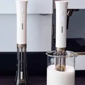 충전식 밀크포머 우유 나노포머 거품기계 컵홀더 카푸치노 거품기 휘핑기 핸드 미니