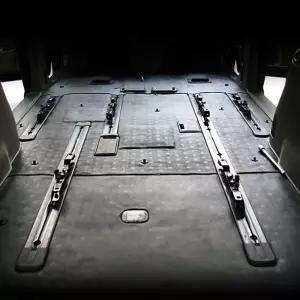 자동차 전체바닥 - 차량매트 QM6 커버장판 방음 방진 공사