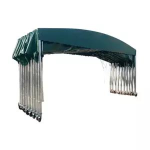 농막 나팔형 창고형 천막 자바라 프레임 텐트 대형 길이8