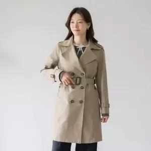 엄마옷 마담4060 클래식더블트렌치코트 중년여성 데일리 코트 -RCO2602003-