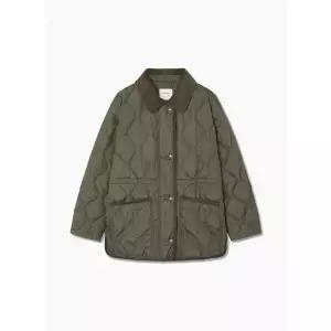 매장정품 SHESMISS 쉬즈미스 퀄팅 코듀로이 카라 덕다운 점퍼 (SSDJPP42120) 1136898