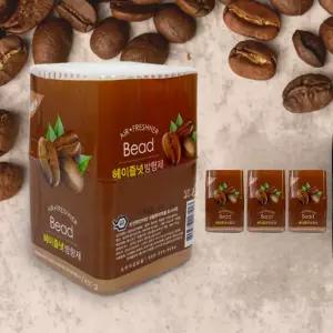 탈취방향제 화장실 욕실 실내용 사무실 헤이즐넛 향 비드 구슬 고체 방향제 450g 3개 세트