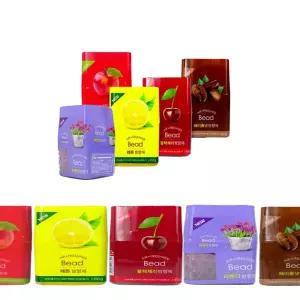 구슬방향제 실내 거실 화장실 라벤더 블랙체리 헤이즐넛 향 비드 방향제 탈취제 450g 3개