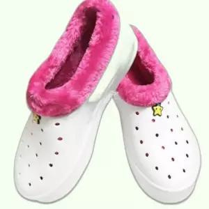 털 핑크 학교 실내화 초등 200mm 경량