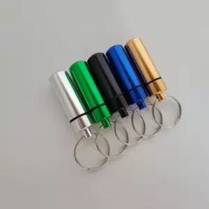 5p 방수 수납함 소품케이스 캡슐통 미니 가방장식 휴대용 키링 생존템 약통 알약