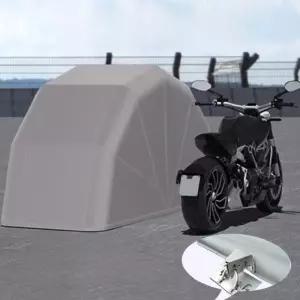 접이식 오토바이 차고 간이주차장 캐노피 텐트 야외 스텐 방수 스쿠터 방풍 주차 커버 아연