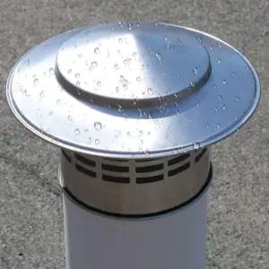 역풍방지기 연통 삿갓 난로 커버 덮개 스텐 양철 모자 굴뚝 캠핑 야외 보호 패드 휴대용