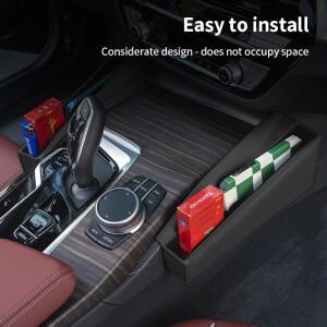 호환 BMW 5 시리즈 G30 G32 6GT 2018-2023 차량용 센터 콘솔 정리함  자동차 시트 측면 수납함  사이드 포