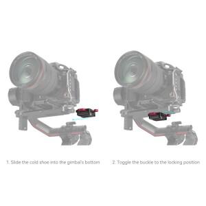 호환 SmallRig 미니 V 마운트 배터리 플레이트 (DJI RS 3/RS 3 Pro/RS 2/RSC 2용) NP-F 4189용 전원 공급