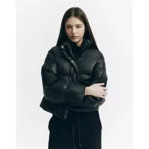 GIORDANO 레더 숏패딩 푸퍼 374921 [3color] 05374921 355130