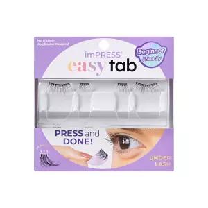 키스 임프레스 셀프 접착 속눈썹 블랙 에어리 위스피 3mm-6mm 내부 라이트 볼륨 클러스터 1쌍 이지 탭이