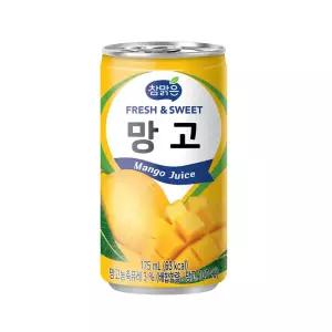 참맑은 망고 175ml x 30캔3박스(90캔) 주스 업소용 캔음료 과즙음료