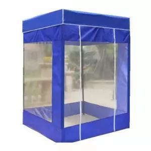 소형 바람막이 평지붕 천막 캐노피 옥상 야외 간이 대기실 그늘막 임시 창고 이동식 방수 차양막