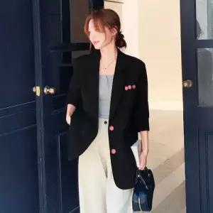 헐크 여성용 여자 검정 블레이저 자켓 정장 봄가을 재킷 KKE3