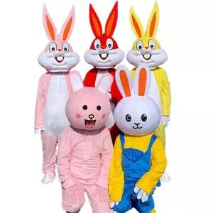 토끼인형탈 복장 탈 공연 코스프레 동물 축제 가면 행사용 홍보 행사 의상 캐릭터