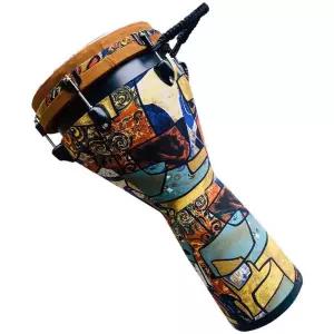 12인치 젬베 아프리카 드럼 스탠드 튜닝 핸드 타악기 취미 전통공연 북