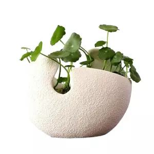 물확 연꽃 수반 화분 원예 도자기 인테리어 옹기 자연석 미니 토분 그릇