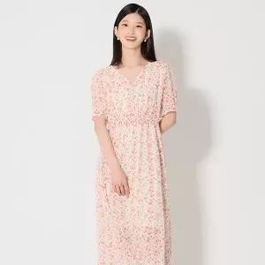 [(OZOC)] 잔플라워 포인트 원피스 (택가격 99000원)