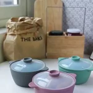 파스텔 실리콘 찜기 500ml 3색 주방용