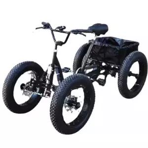 성인용 4륜 자전거 두꺼운 타이어 산악자전거 바이크