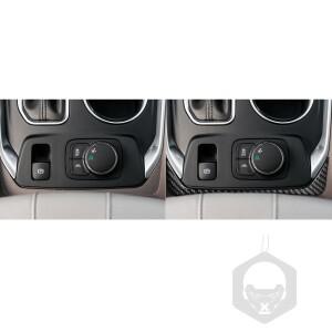 호환 쉐보레 Traverse RS LT 2018-2023 카본 스티커 중앙 기어봉 외부 프레임 패널 자동차 액세서리 장식