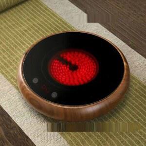 티워머 전기 보온 원형 25L 보온로 포트기 온도 유지 티컵 나무 차우리는 원목