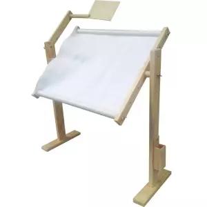 십자수작업대 좌식수틀 사각 이젤 테이블 거치대 원목 소형 틀 자수프레임