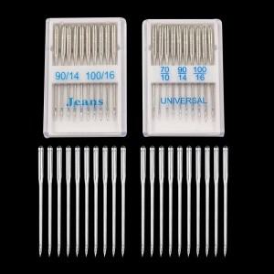 20pcs 재봉틀 바늘 청바지 범호환  일반 포인트 바느질 홈 용품용 볼 머리