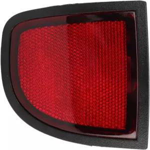 Yctze 리어 범퍼 리플렉터 미쓰비시 L200 트리톤 ML MN 2005부터 2015까지 레드 테일 사이드 패널 (왼쪽