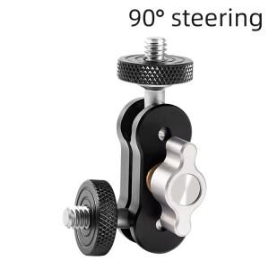 호환 알루미늄 합금 매직 암 조정 1/4 인터페이스 필 라이트 브래킷 라이브 사진 이상한 손 액세서리