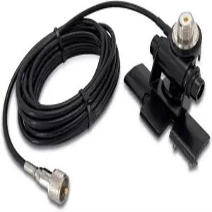 트럭 설치를 위한 20피트 RG58 PL259~SO239 동축 케이블이 장착된 FMUSER 차량 CB 안테나 마운트 브래킷