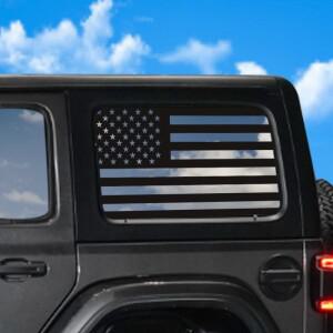 호환 자동차 뒷창 장식 데칼 커버 스티커  지프 랭글러 2021  2024 스타일  4 문짝 에디션  외부 액세서리