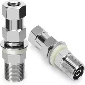 Linkstyle 2개 SO-239 CB 안테나 스터드 마운트 어댑터 라디오 FireStik 안테나용 고강도 구리 니켈 도금