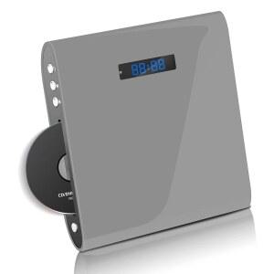 Famishow의 TV용 DVD 플레이어 슬롯, AV /HDMI 출력 및 USB 입력으로 모든 지역 없음, HDMI 케이블이 있는 1080P HD 플레이어, 리모컨 케이블, 벽 장착 가능 (그레이)