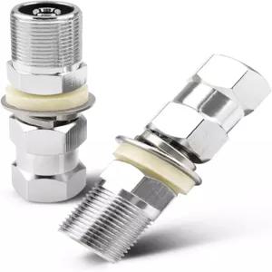 SO-239 스터드 마운트가 장착된 범용 헤비 듀티 CB 안테나 마운트 어댑터 3/8 x 24 스레드 라디오 1/2인치