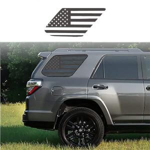 호환 자동차 사이드 윈도우 미국 국기 장식 스티커 커버 4RUNNER 외부 액세서리