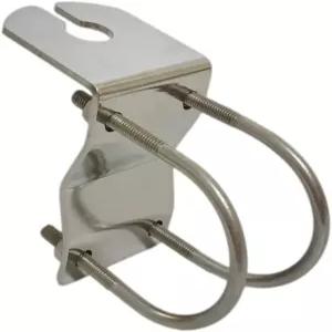 U 볼트가 장착된 웅성 안테나 크로스바 클램프 마운트 브래킷 L형 SO-239 3/8인치 x24 CB 스터드 아마추어