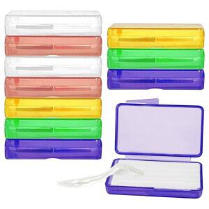 교정기용 다양한 색상의 치과 왁스 10팩, 무향, 무향 치아교정용 50개 세트, 치아 교정기 및 정렬 관리, 브래킷 커버, 립 프로텍터 구강 기기 액세서리