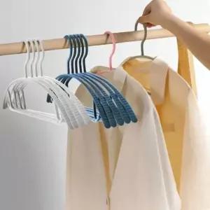 논슬립 멀티 옷걸이 10P 어깨뿔 방지 다용도 멀티걸이