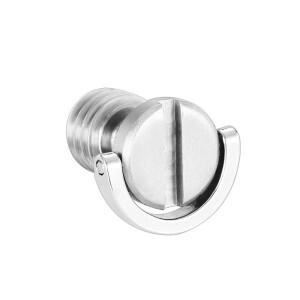 호환 XILETU-긴 샤프트 D-링 나사 3/8 -16 스레드 카메라 삼각대  퀵 릴리스 고정 어댑터 (5개 팩)