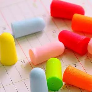 소음방지 공부 작업용 스펀지 귀마개 이어플러그 bNr9+8TZb